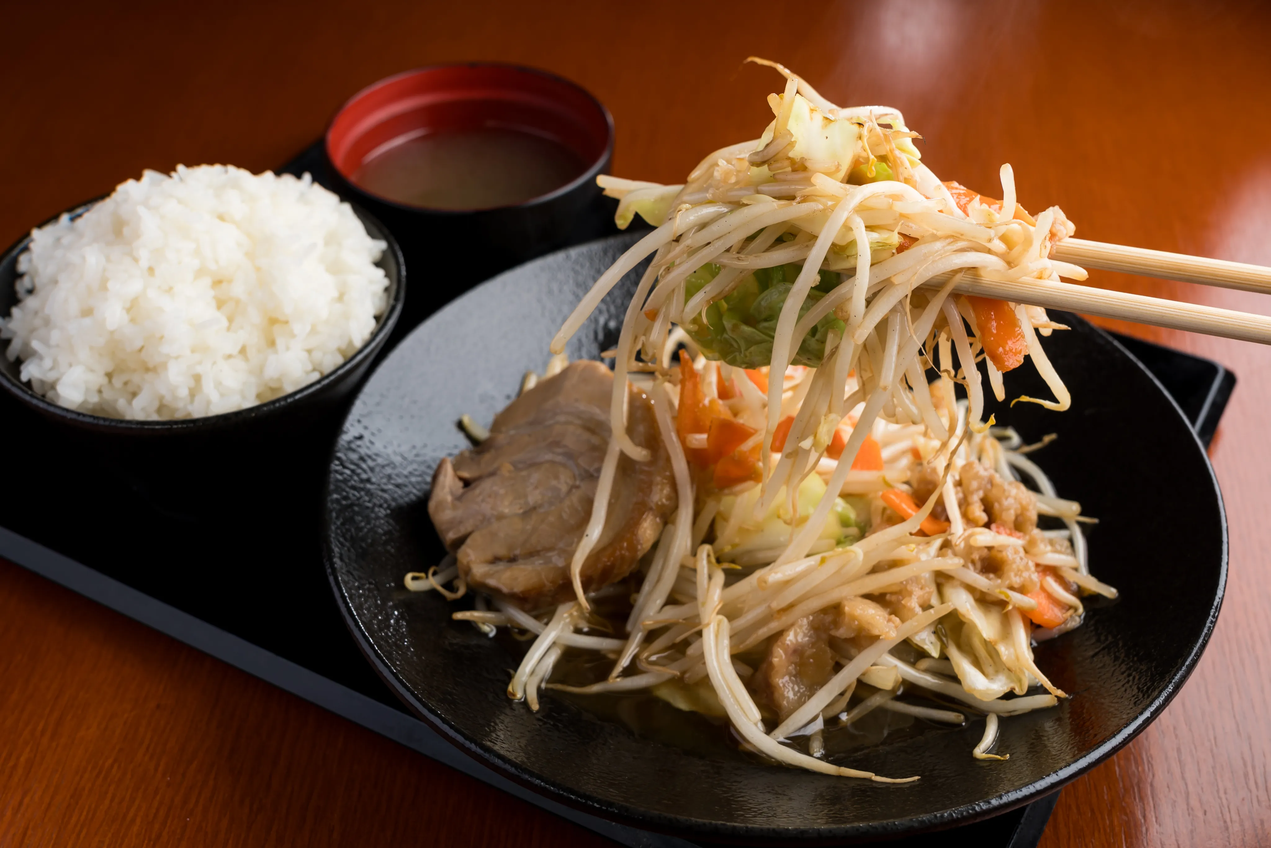 もやし野菜炒め